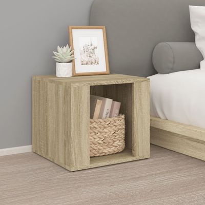 vidaXL Nočný stolík dub sonoma 41x40x36 cm spracované drevo