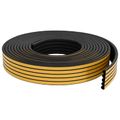 vidaXL Samolepiaca tesniaca páska na okno Čierna 9 x 8 mm 50 m
