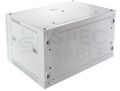 RACK skriňa závesná NEKU TS 19" 6U 350mm, sv. šedá, na samozostavenie