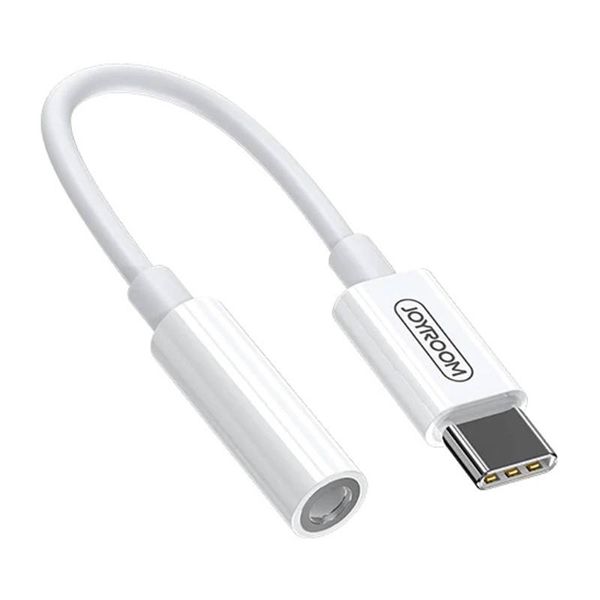 Digitálny audio adaptér na USB-C 3,5 mm Joyroom SH-C1 (biely)