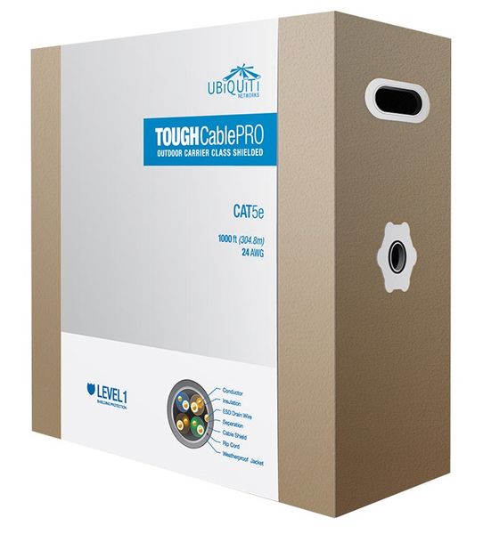 Ubiquiti UISP-Cable-Pro - Tough Cable TC-Pro, FTP kábel vonkajší Cat5e, 305m