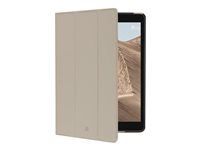 Puzdro s klopou pre tablet - plne zrnitá koža s jemnou štruktúrou - piesočná duna - 10,2" - pre Apple 10,2-palcový iPad (9. generácia)