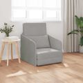 vidaXL Rozkladacia posteľ Svetlosivá 65 x 80 x 83 cm Zamat