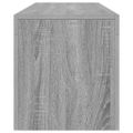 vidaXL TV skrinka s LED svetlami sivá sonoma 140 x 36,5 x 40 cm