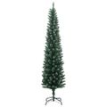 vidaXL Umelý úzky vianočný stromček 150 LED 150 cm