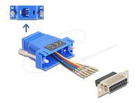 D-Sub 15 pin samica na RJ12 samica Assembly