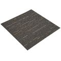 vidaXL Kobercová dlaždica Pruhovaná Svetlo Hnedá 50 x 50 cm 4 ks