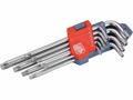 L-kľúče TORX, súprava 9ks, T 10-15-20-25-27-30-40-45-50 EXTOL-PREMIUM