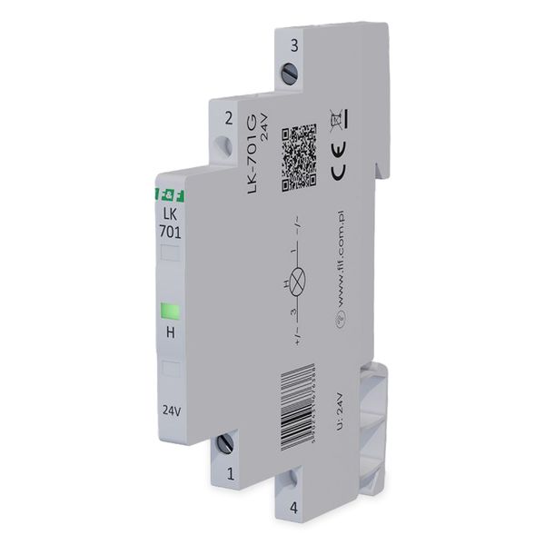 Signalizácia F&F LK-701G/24V AC/DC na DIN lištu