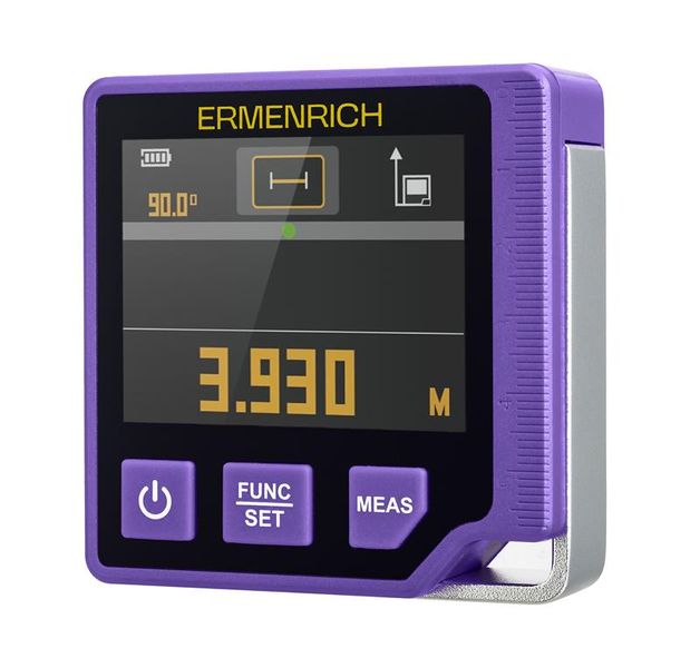 Digitální vodováha s laserovým měřičem "3 v 1" Ermenrich Verk LQ60