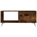 vidaXL Konferenčný stolík dymový dub 90x50x40 cm kompozitné drevo