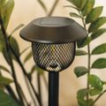 Solárna LED lampa Forever Light so stĺpikom SUNARI FLS-30 čierna