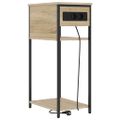 vidaXL Nočný stolík Sonoma dub 41 x 28 x 76 cm Kompozitné drevo