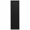 vidaXL Nástenné skrinky 2 ks čierne 30x30x100 cm masívna borovica