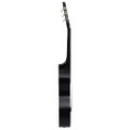 vidaXL Klasická gitara pre začiatočníkov s taškou čierna 3/4 36"