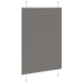 vidaXL plisovaná roleta antracitová 100x150 cm Šírka látky 99,4 cm