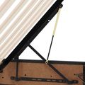 vidaXL Otomanový posteľný rám Čierny 90 x 200 cm Umelá koža