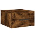 vidaXL Nástenné nočné stolíky 2 ks dymový dub 35x35x20 cm