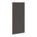 vidaXL plisovaná roleta čierna 95x200 cm Šírka látky 94,4 cm