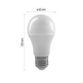 LED žiarovka Classic A60 / E27 / 10,5 W (75 W) / 1 060 lm / teplá biela / krokovo stmievateľná