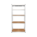 Kovový úložný regál Atos RB-1251 180x90x40 cm strieborný