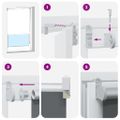vidaXL roleta Blackout svetlo šedá 165x130 cm Šírka látky 161,6cm