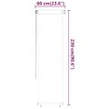 vidaXL Vonkajšia zatemňovacia roleta 60x230 cm červená HDPE