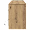 vidaXL TV jednotky 139,5 x 34 x 50 cm Hnedá Kompozitné drevo