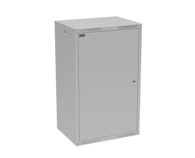 Rozvádzač nástěnný GrandN DUO 20U 450 mm, dvere plech, RAL 7035, GrandND-20U-645-21-G