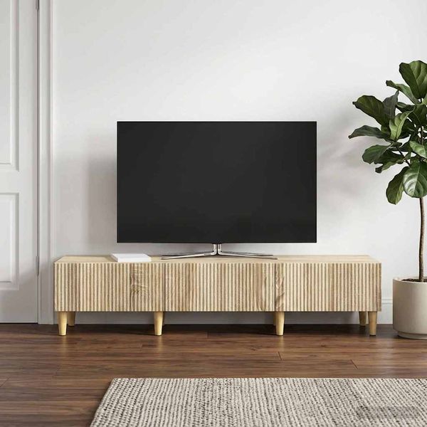vidaXL TV skrinka Dub sonoma 147 x 34,5 x 30 cm Kompozitné drevo