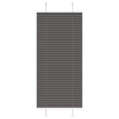 vidaXL plisovaná roleta čierna 55x150 cm Šírka látky 54,4 cm