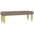 vidaXL Posteľný rám boxspring s matracom sivohned 180x200 cm látka