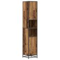 vidaXL Sada kúpeľňového nábytku 4 ks Staré drevo 35 x 37,5 x 188,5 cm