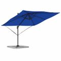 vidaXL Roma Parasol Modrá 286 x 284 x 265 cm Hliník a polyester