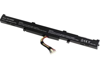 Batéria T6 Power pre Asus X450J, X550Z, X750J, X751L, X751LA, X751MA, 2600mAh, 37Wh, 4cell, Li-ion