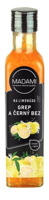 Grep & Čierna Baza 250 ml: ovocie na limonádu