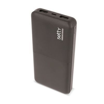 SETTY čierna powerbanka 10000mAh 5V GSM043160