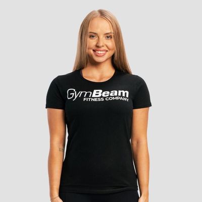 Dámske tričko Fitness Black - GymBeam, veľkosť XS