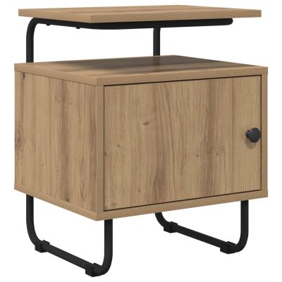 vidaXL Nočný stolík Dub artisan Kompozitné drevo