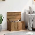 vidaXL Úložné boxy dub artisan 70x40x38 cm kompozitné drevo
