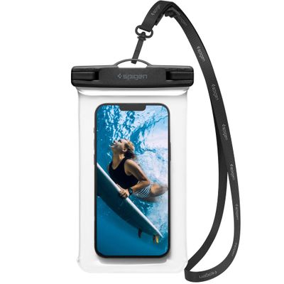 Spigen A601 Univerzálne vodotesné puzdro kryštálovo priehľadné