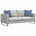 vidaXL Vankúše na pohovku 2 pcs Modrá 45 x 45 cm Kordúrová tkanina