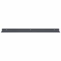 vidaXL Závesná polica 4 ks Antracit 60 x 8,5 x 2,5 cm Oceľ