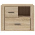 vidaXL Nočný stolík dub sonoma 60x36x45 cm spracované drevo