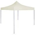 vidaXL Párty stan 200 x 200 x 315 cm Krémová Oxfordská látka