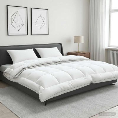 vidaXL Súprava paplóna a vankúša 3 ks 200x220 cm 4 ročné obdobia Vlnka