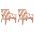 VidaXL záhradné stoličky Adirondack 2 ks Masívne drevo Douglas
