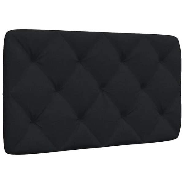 vidaXL Vankúš na čelo postele čierny 80 cm látka