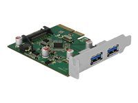 USB adaptér - PCIe 3.0 x4 nízky profil - USB 3.1 Gen 2 x 2
