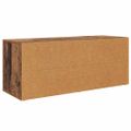 vidaXL TV skrinka 100 x 35 x 40 cm Staré drevo Kompozitné drevo